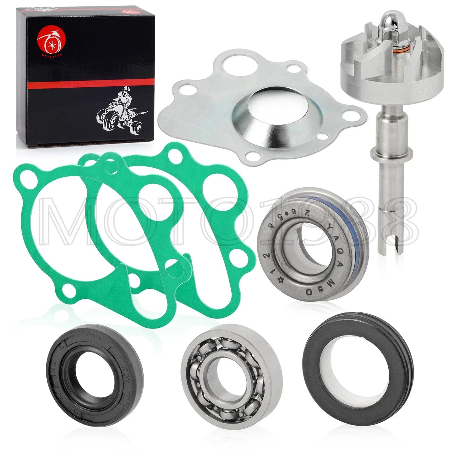 Water pump rebuild for Honda TRX250R ATC250R (1985–1989)