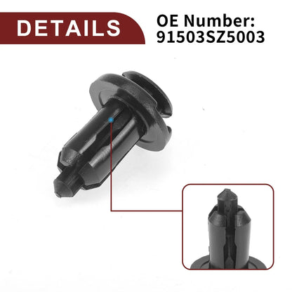 Front Fender Skirt Clips 2 x for Honda Pilot, Accord (2003-2015, 1997-2007)