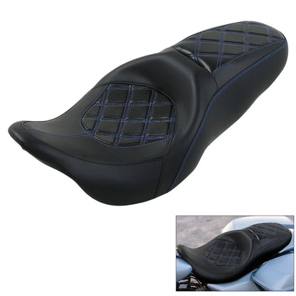Driver Passenger Pillion Seat for Harley Touring Electra Road Glide (2009-2023)