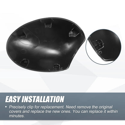 Pair Rearview Mirror Cover Cap Gray for BMW Mini Clubman R55 R57 R56