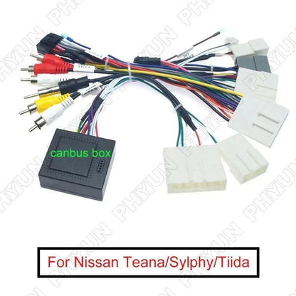 16-PIN Stereo Radio Power Cable Adapter Harness for Nissan