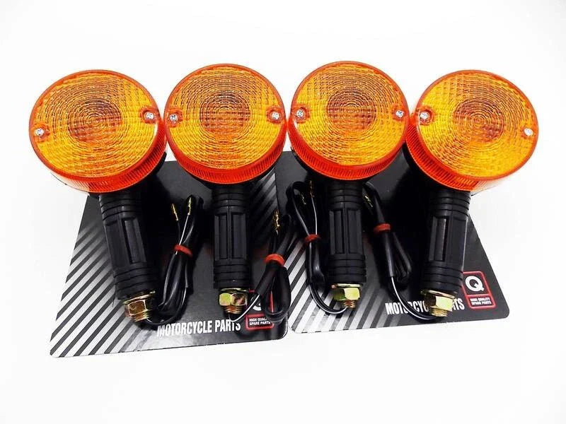 4 x Turn Signal Indicator Blinker Assembly for Suzuki TS125X (1984-1987)