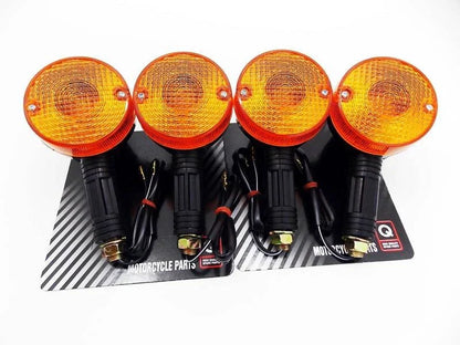 4 x Turn Signal Indicator Blinker Assembly for Suzuki TS125X (1984-1987)