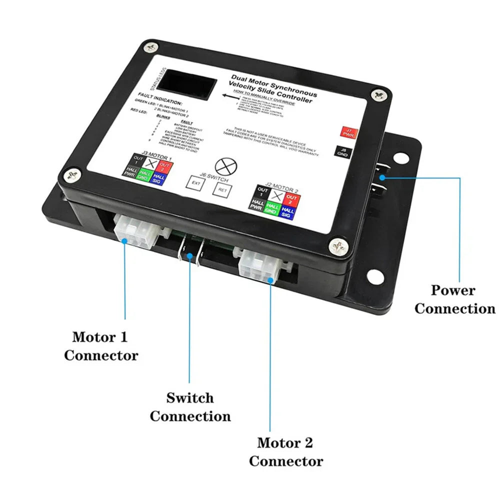 Dual Motor Synchronous Velocity Slide Controller for RV (13398-D0)