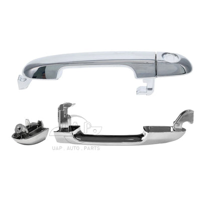 2 x Front Left & Right Outer Door Handle Chrome for Hyundai i20 PB (2009–2015)