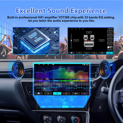 9" Wireless CarPlay Android Auto Head Unit for Toyota Hiace (2019-2024)