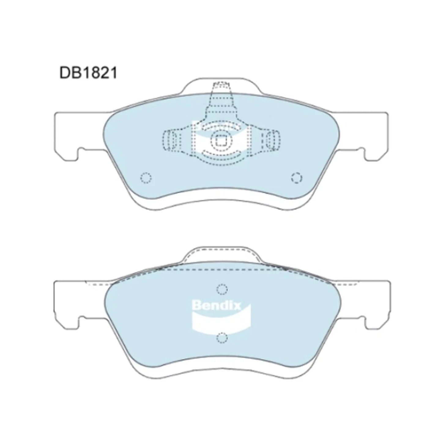 4WD Front Disc Brake Pads Set for Ford Escape (2006 - 2012)
