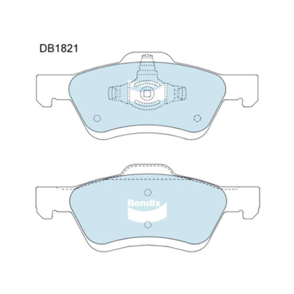 4WD Front Disc Brake Pads Set for Ford Escape (2006 - 2012)