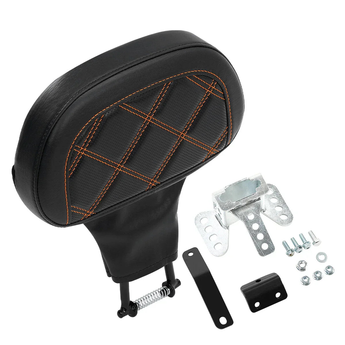 Black Rider Driver Backrest for Harley Touring CVO Street Road Glide (1988-2023)