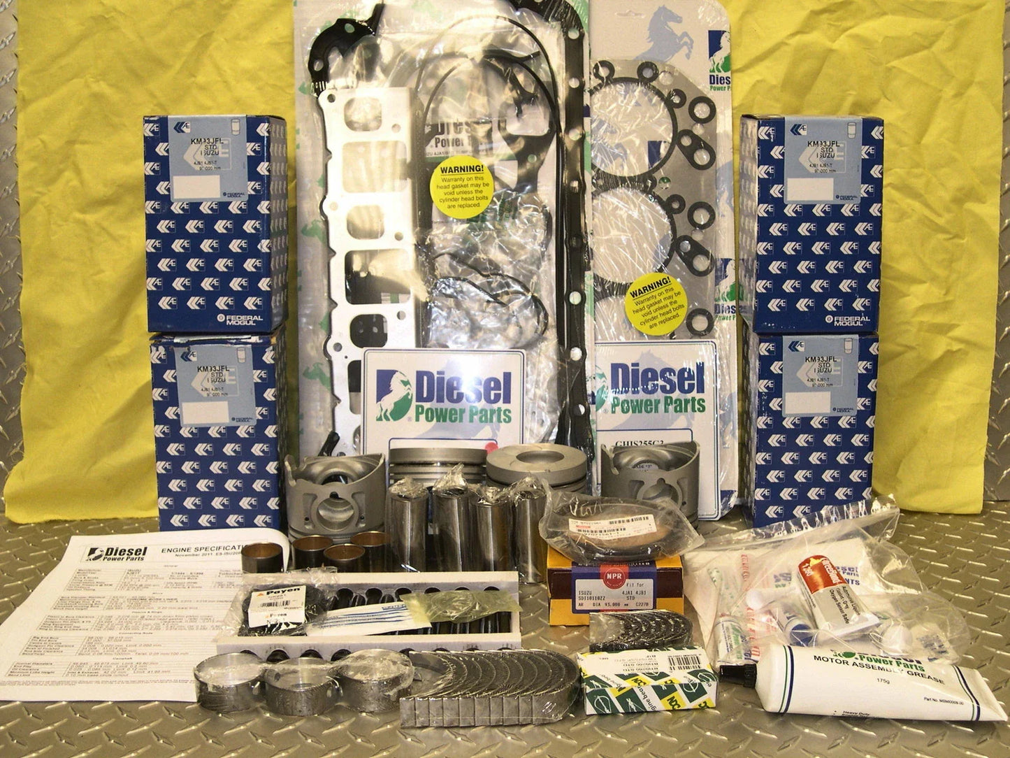 Engine Rebuild Kit for TF Holden Rodeo 4JB1T 2.8 Turbo Diesel (1997-2002)
