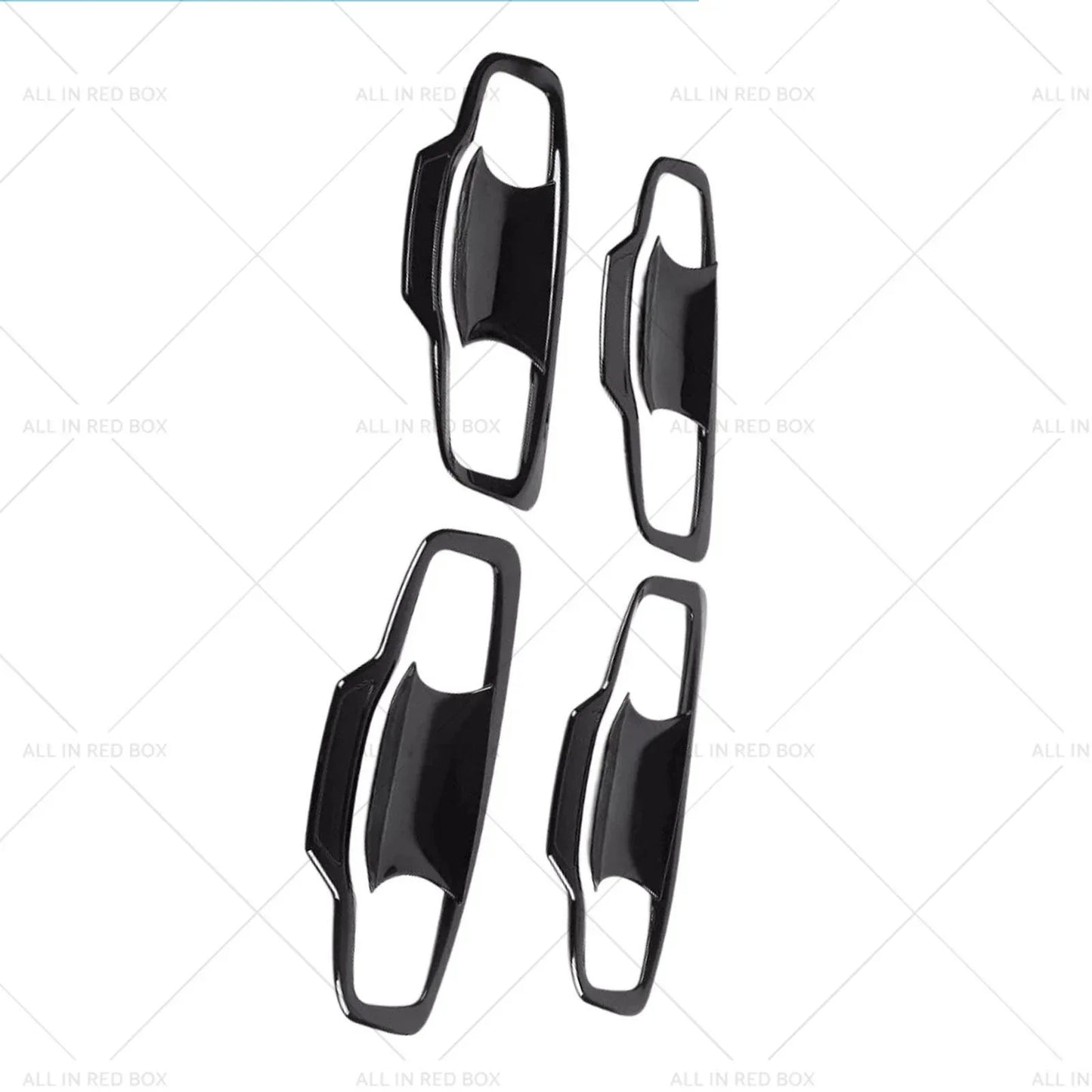Gloss Black Door Handle Bowl Cover Trim for Mitsubishi Triton (2024+)