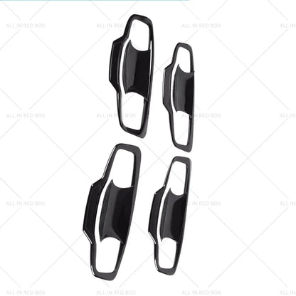 Gloss Black Door Handle Bowl Cover Trim for Mitsubishi Triton (2024+)