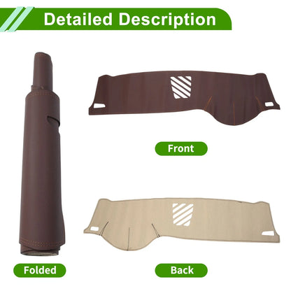 Dashboard Cover for BMW 5 (2010-2016) Dash Mat Carpet Brown