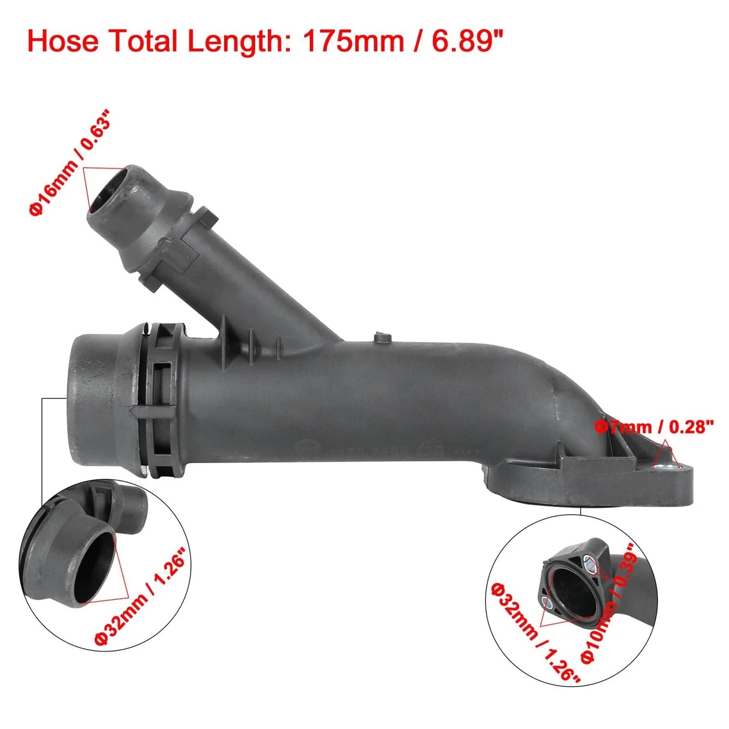 Engine Radiator Coolant Hose Pipe for BMW