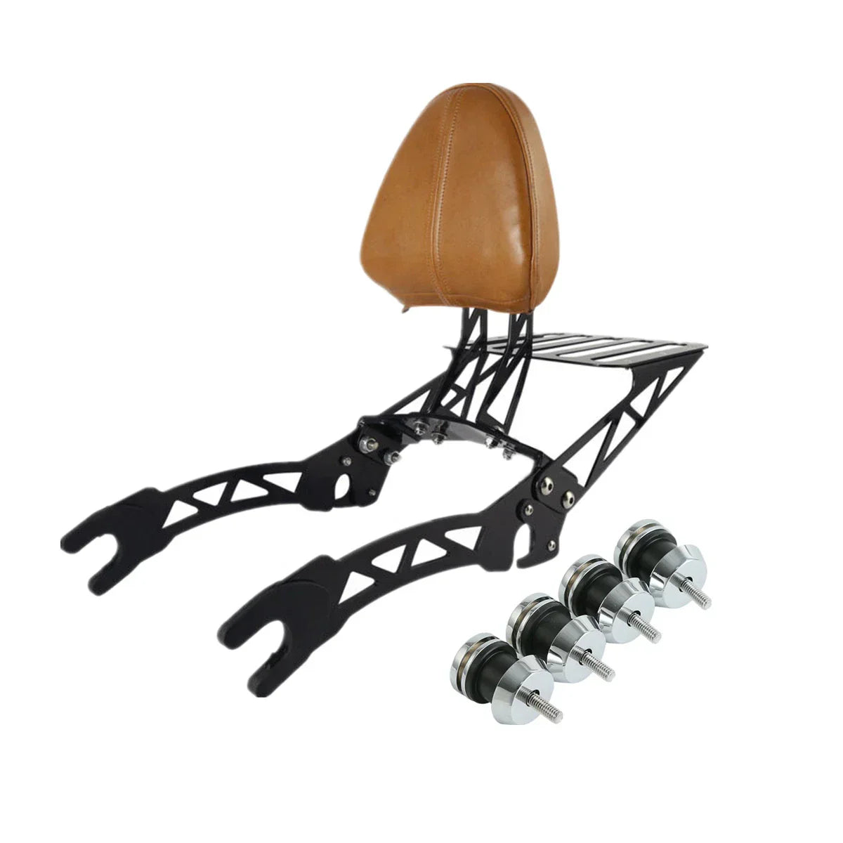 Passenger Sissy Bar Luggage Rack Spools Kit for Indian Scout (2015-2024)