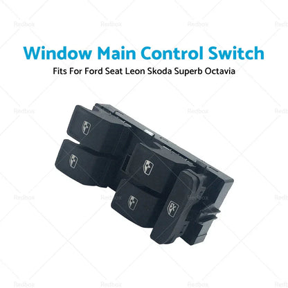 Power Window Switch for SEAT Leon VW Golf MK7 Passat Tiguan Skoda (2013-2020)