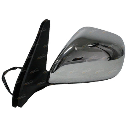 2 x LH+RH Chrome Electric Mirrors for Toyota Landcruiser Prado (2002–2009)