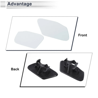 Washer Nozzle Cover Caps for BMW X3 Unpainted