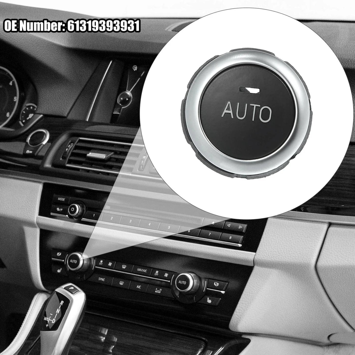HVAC Air Conditioner Control Switch Knob for BMW 5 Series X5