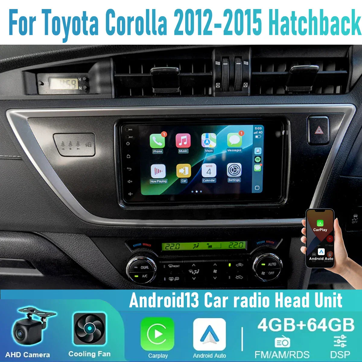Camera Upgrade Kit for Toyota Corolla Hatch 2012-2015