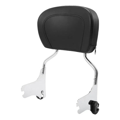 Chrome Backrest Pad Sissy Bar for Harley Road King Glide (1997-2008)