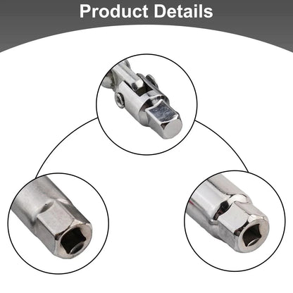 Flexible Spanner Socket Wrench Set 3PCS High Torque T-Handle for Bar