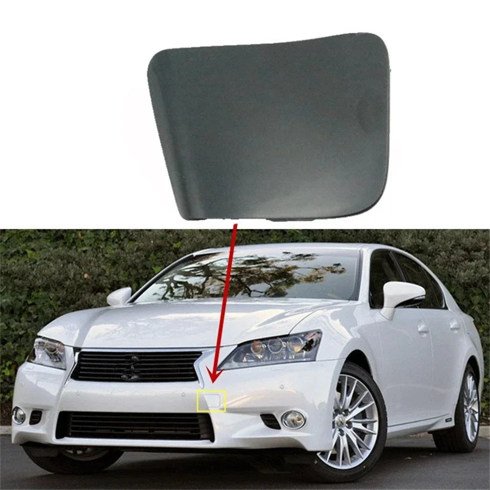 Unpainted Front Bumper Tow Hook Cover for Lexus GS250 GS300h GS350 GS450h (12-15)