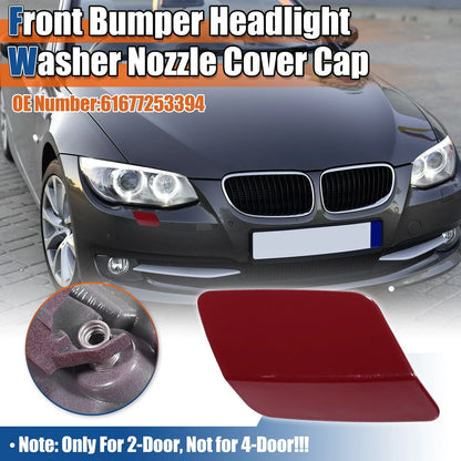 Right Side Front Bumper Washer Nozzle Cover for BMW E92 Gloss Red (2011 - 2013)