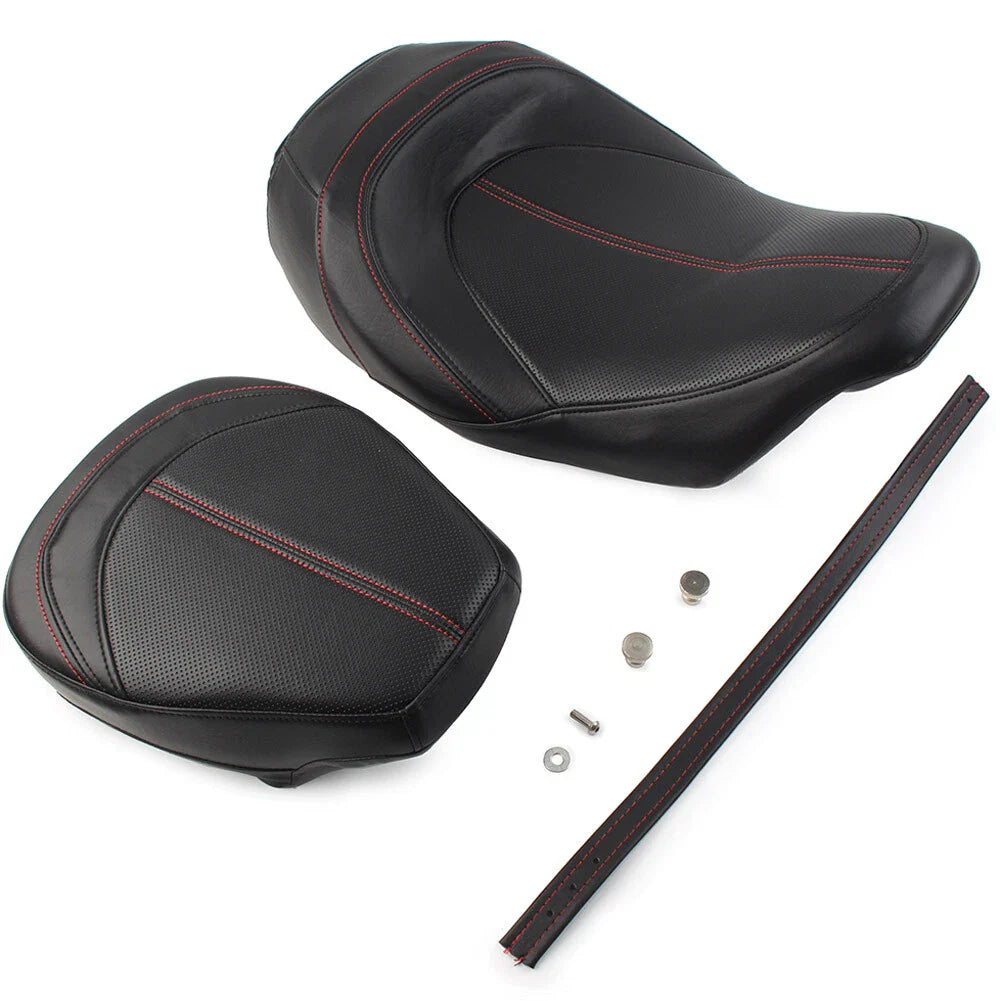 Low-Profile Driver Passenger Pillion Seat for Touring Road Glide CVO (2019-2022)
