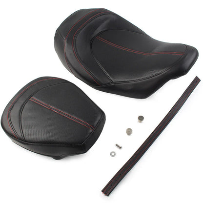 Low-Profile Driver Passenger Pillion Seat for Touring Road Glide CVO (2019-2022)