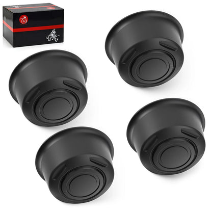 4 Front & Rear Wheel Caps for Yamaha Rhino 450 YXR450F (2006–2009)