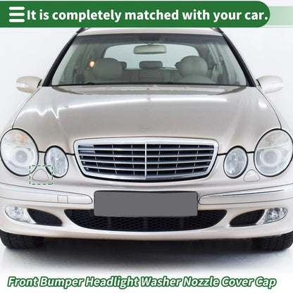 Front Right Side Bumper Headlight Washer Nozzle Cover for Mercedes-Benz E350
