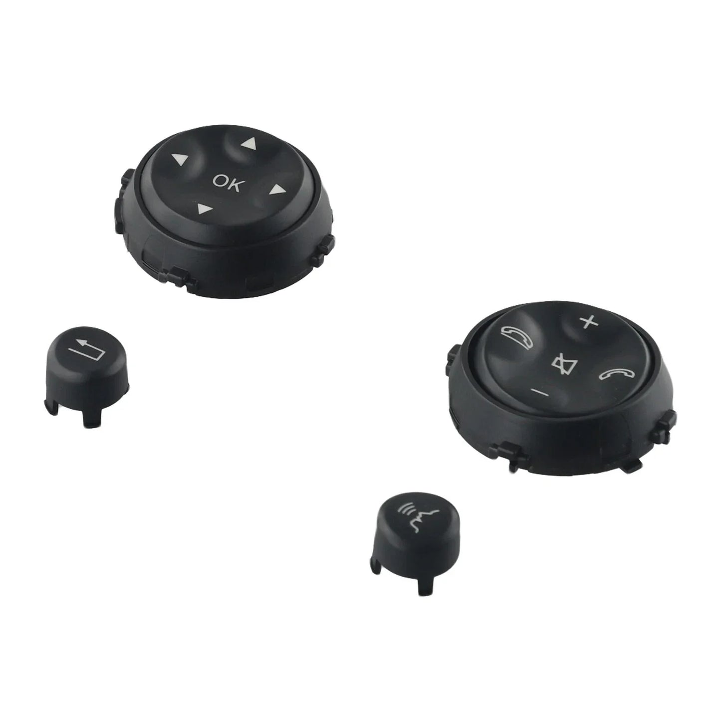 4pcs/set R&L Steering Wheel Switch Button for Mercedes W221 (2006–2009)