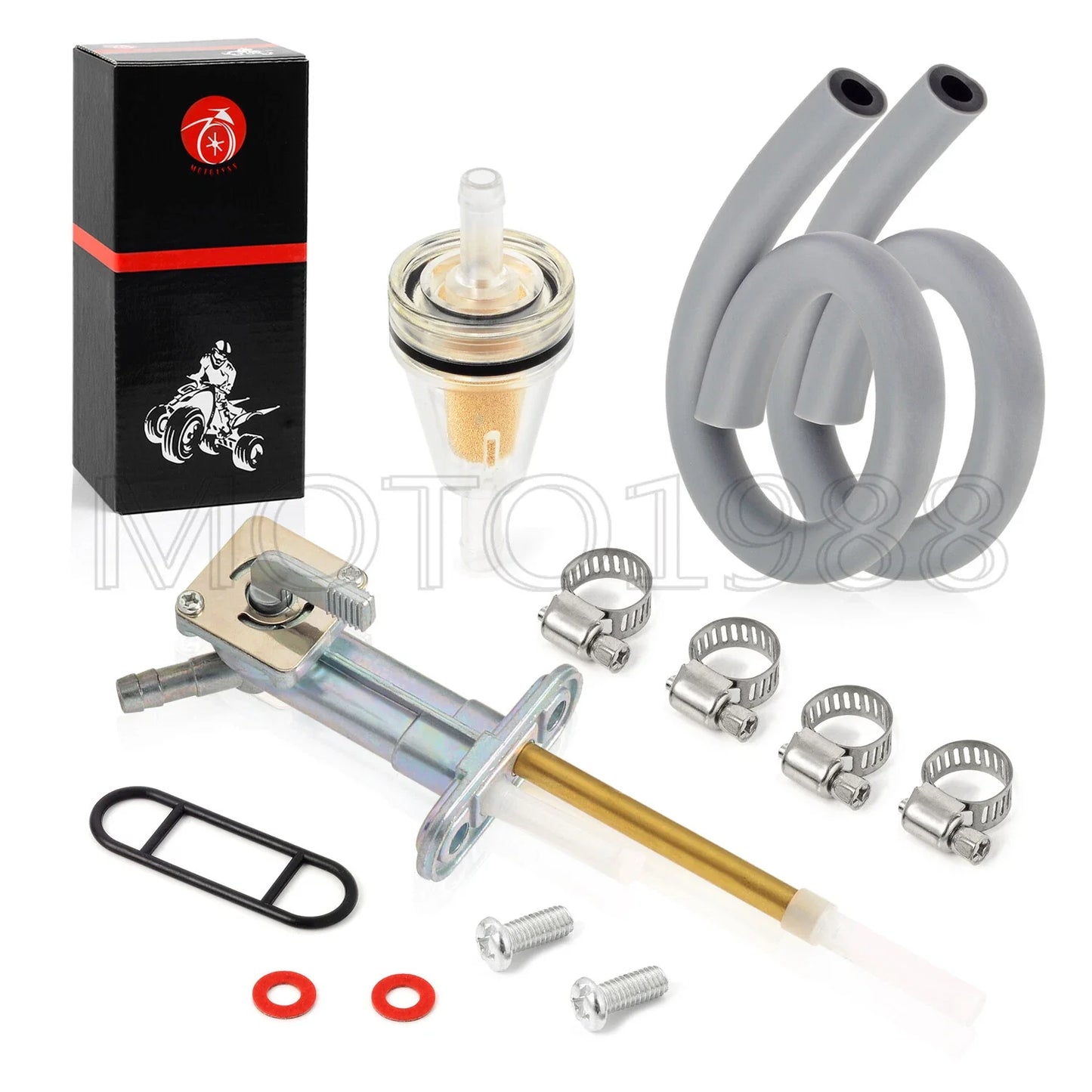 Fuel Valve Petcock kit for Kawasaki Bayou 220 KLF220 (1988–2002)