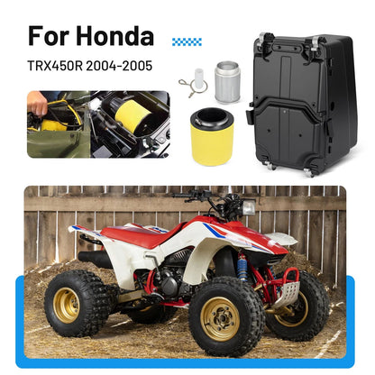 Air Box & Air Filter Complete Kit 2x4 for Honda TRX450R (2004–2005)
