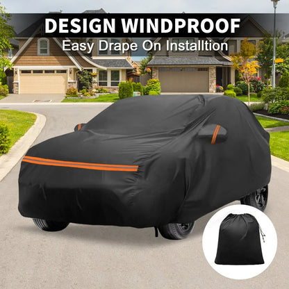Waterproof PEVA Car Cover for Mercedes-Benz GLC 2015-2023 with Zipper