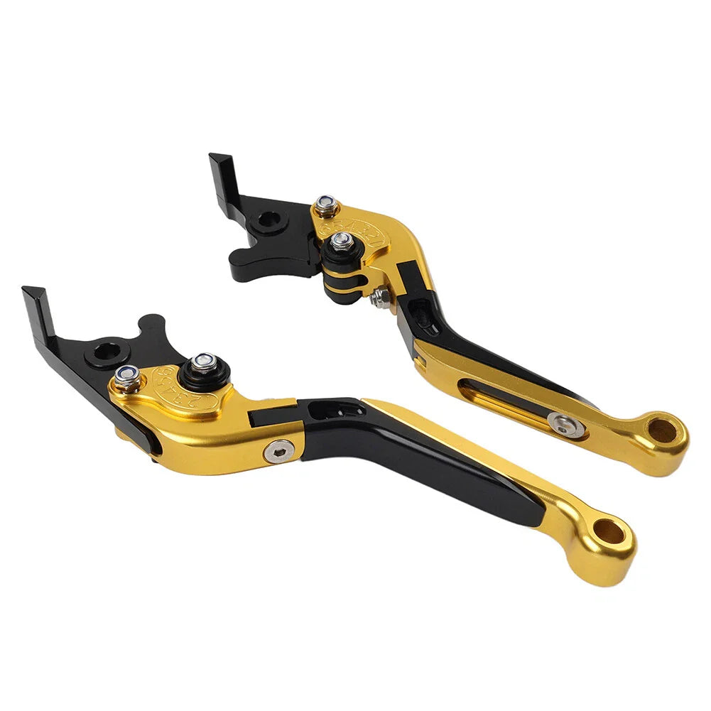 Gold Extendable Brake Clutch Levers for BMW F800GS/Adventure (2008-2018)