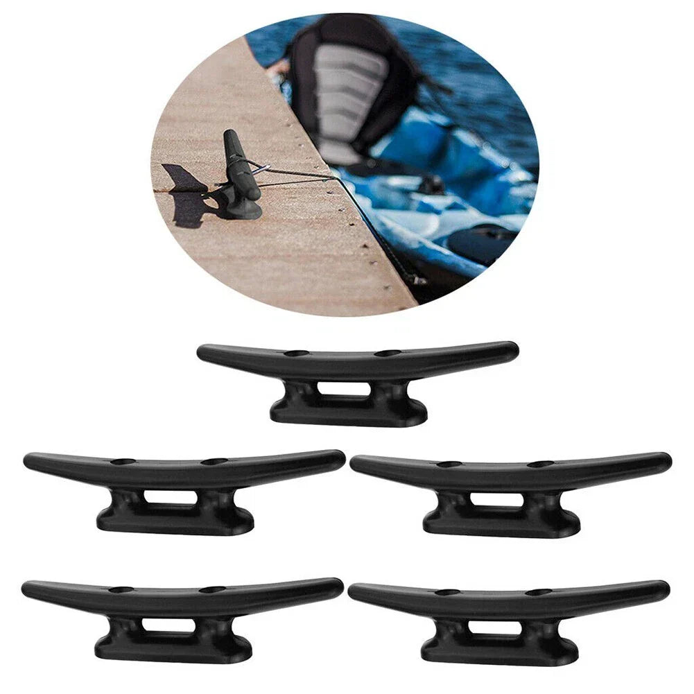 Deck Cleats / 4" 5pcs / Rope Cleat for Boat Dock