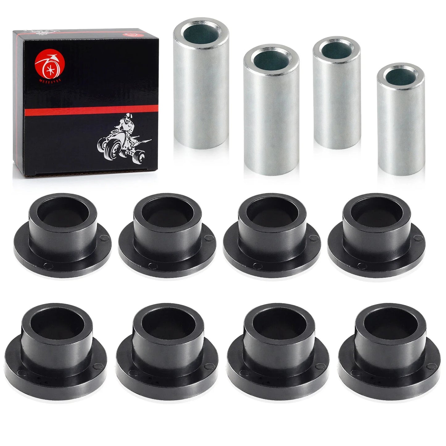 Front Rear Shock Bushings Sleeve Kit for Polaris Ranger (2001–2024)