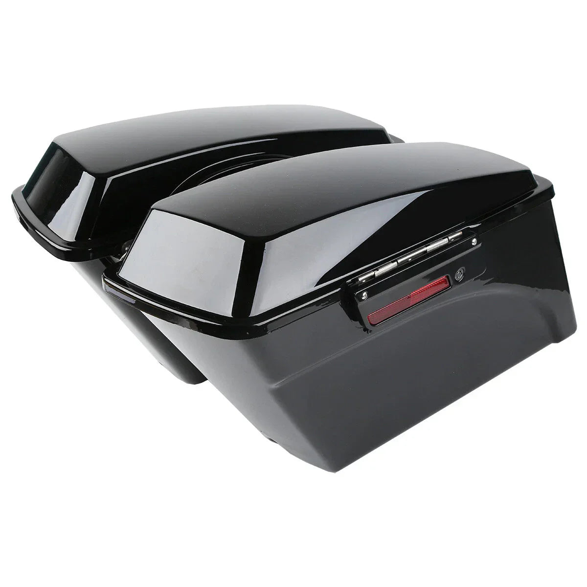 Black Saddlebags Conversion Brackets for Harley Softail (1986-2017)
