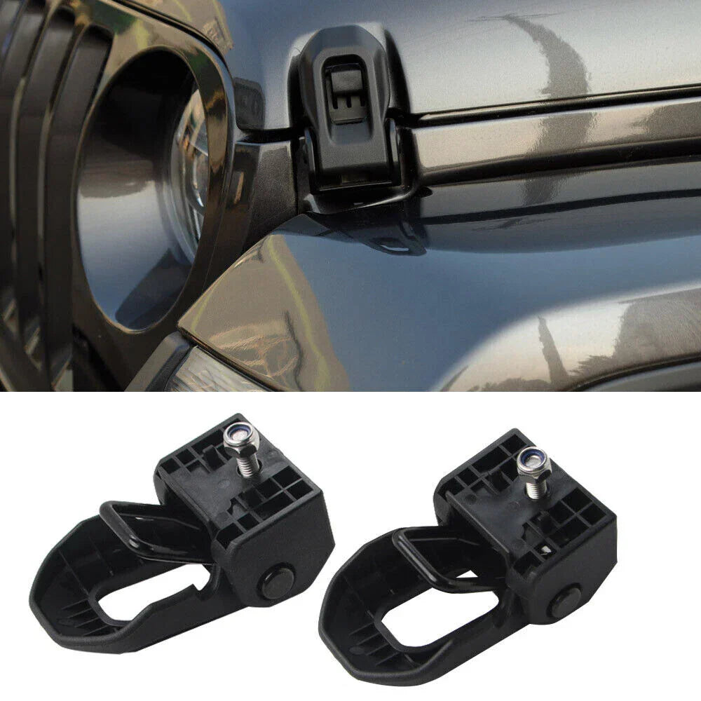 4 Pcs Hood Latch for Jeep Wrangler JL JLU JK (2018-2019)