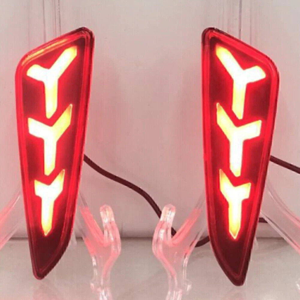 Rear Bumper Lights  Taillights for Toyota CHR (2017-2018) Red