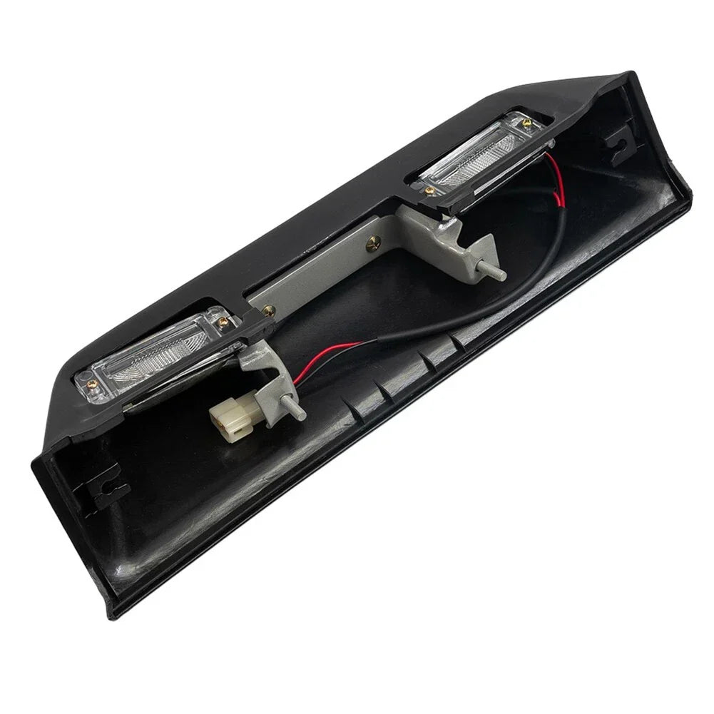 License Plate Light Lamp Accessories Black Fittings Plastic+Metal for Vehicle