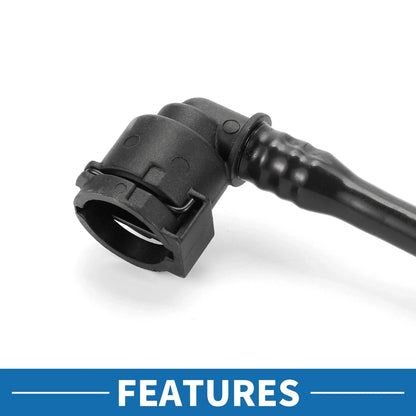 Radiator Hose for BMW 740i (2016 - 2019) Plastic Black 1 Pc
