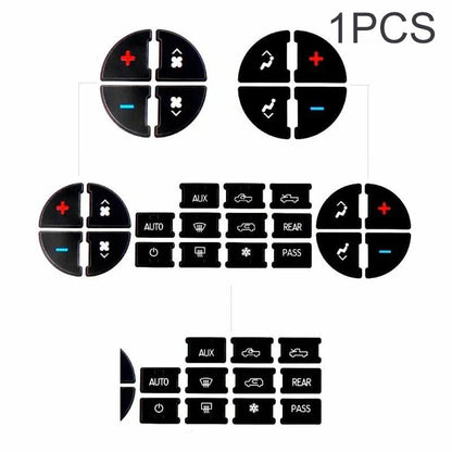 AC for DASH Button Decal Stickers for Buick Enclave (2008–2023)