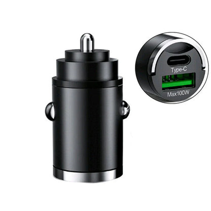 USB Type C QC3.0 Fast Charging Phone Charger for Universal Car Interior