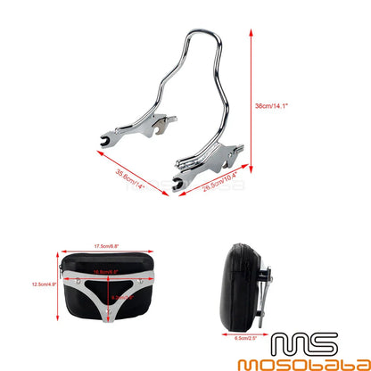 Sissy Bar Backrest for Harley FXFB/114 FXFBS Fat Bob 2018-2021 Chrome