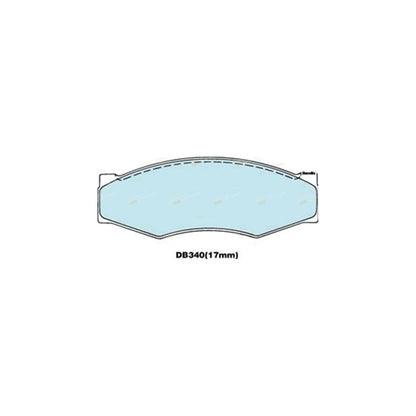 4WD Front Disc Brake Pad Set for Nissan Pathfinder WD21 2.4L (1986 - 1991)