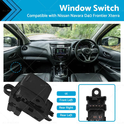 1PC Electric Window Switch for Nissan Navara D40 Frontier Xterra (2005-2015)