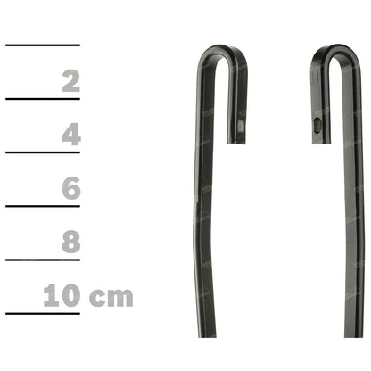 Front Pair Aerotwin Wiper Blades for Nissan Terrano II (1997-2000)